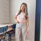 Bow Ribbed Top