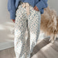 Blue Blossom Barrel Jeans