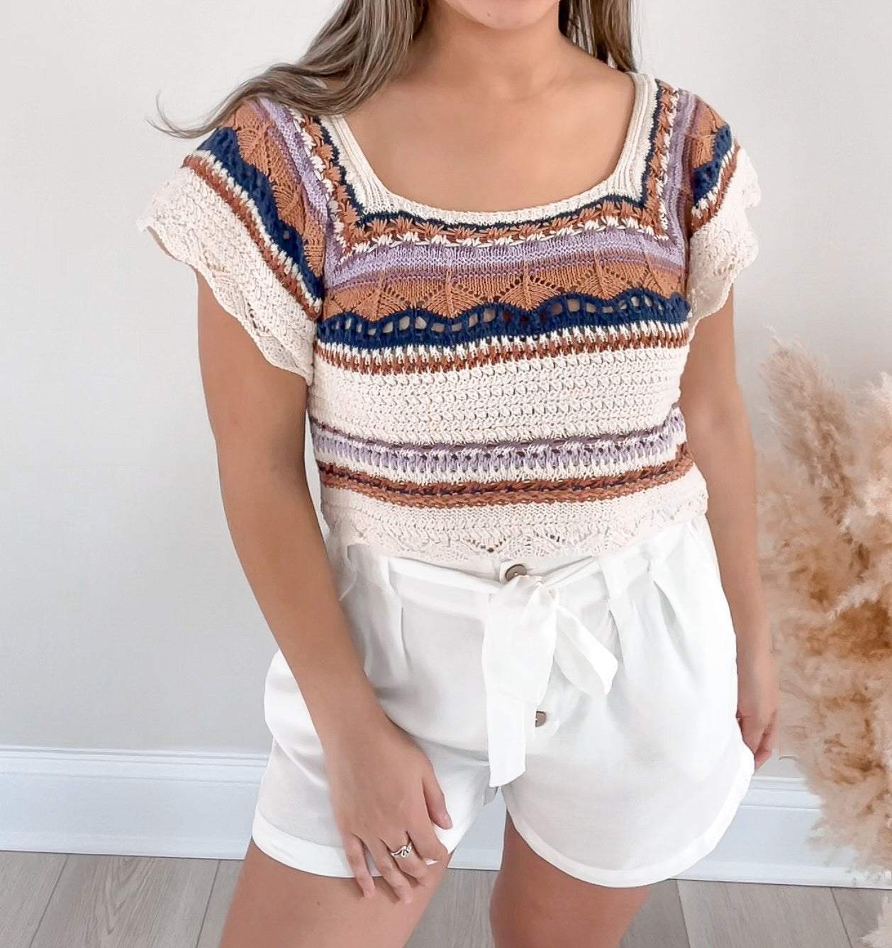 Oceanside Pleated Paperbag Shorts