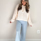 Diamond Knit High Waisted Pants