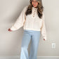 Diamond Knit High Waisted Pants