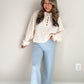 Diamond Knit High Waisted Pants