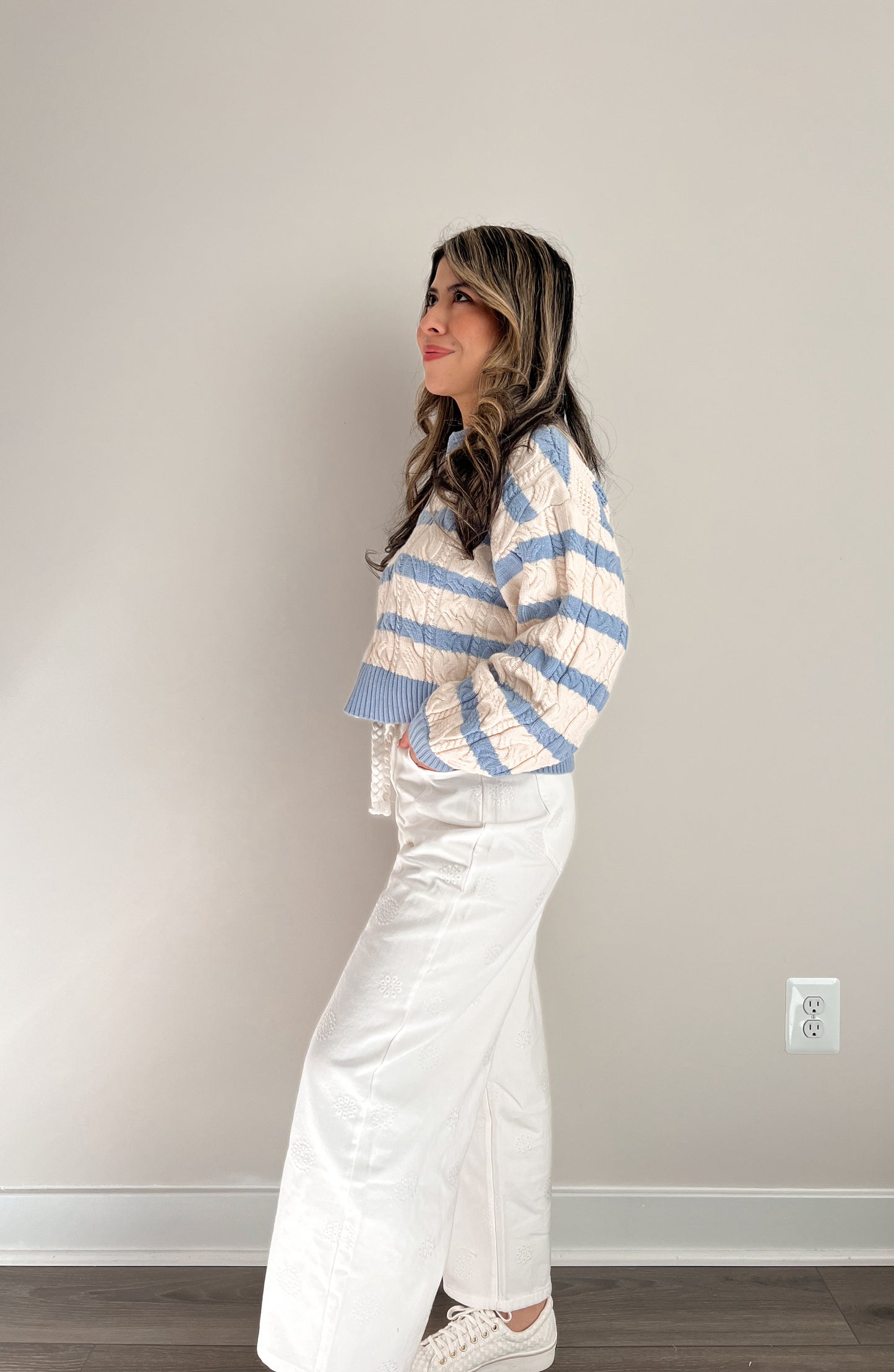 Eyelet Barrel Pants