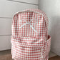 Bow Gingham Backpack (4 Colors)