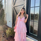 Rosette Maxi Dress
