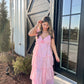 Rosette Maxi Dress