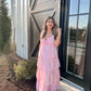 Rosette Maxi Dress