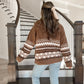 Hot Cocoa Zip Up Sweater (Restock)