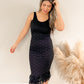 Enchanted Black Lace Midi Dress