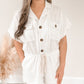 Sand Dunes Linen Romper