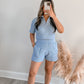 Waffle Knit Two Piece Set