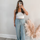 Striped Tencel Pants