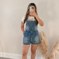 Denim Overall Romper