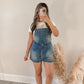 Denim Overall Romper