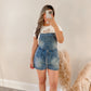 Denim Overall Romper