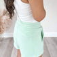 Mint French Terry Shorts