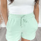 Mint French Terry Shorts