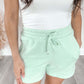 Mint French Terry Shorts