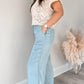 Striped Tencel Pants