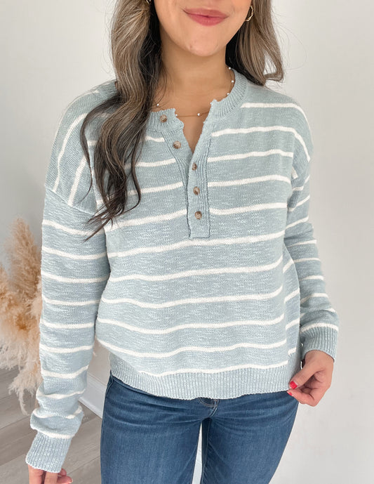 Coastal Striped Sweater