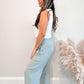 Sea Blue Gauze Pants