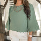 Scalloped Beauty Top