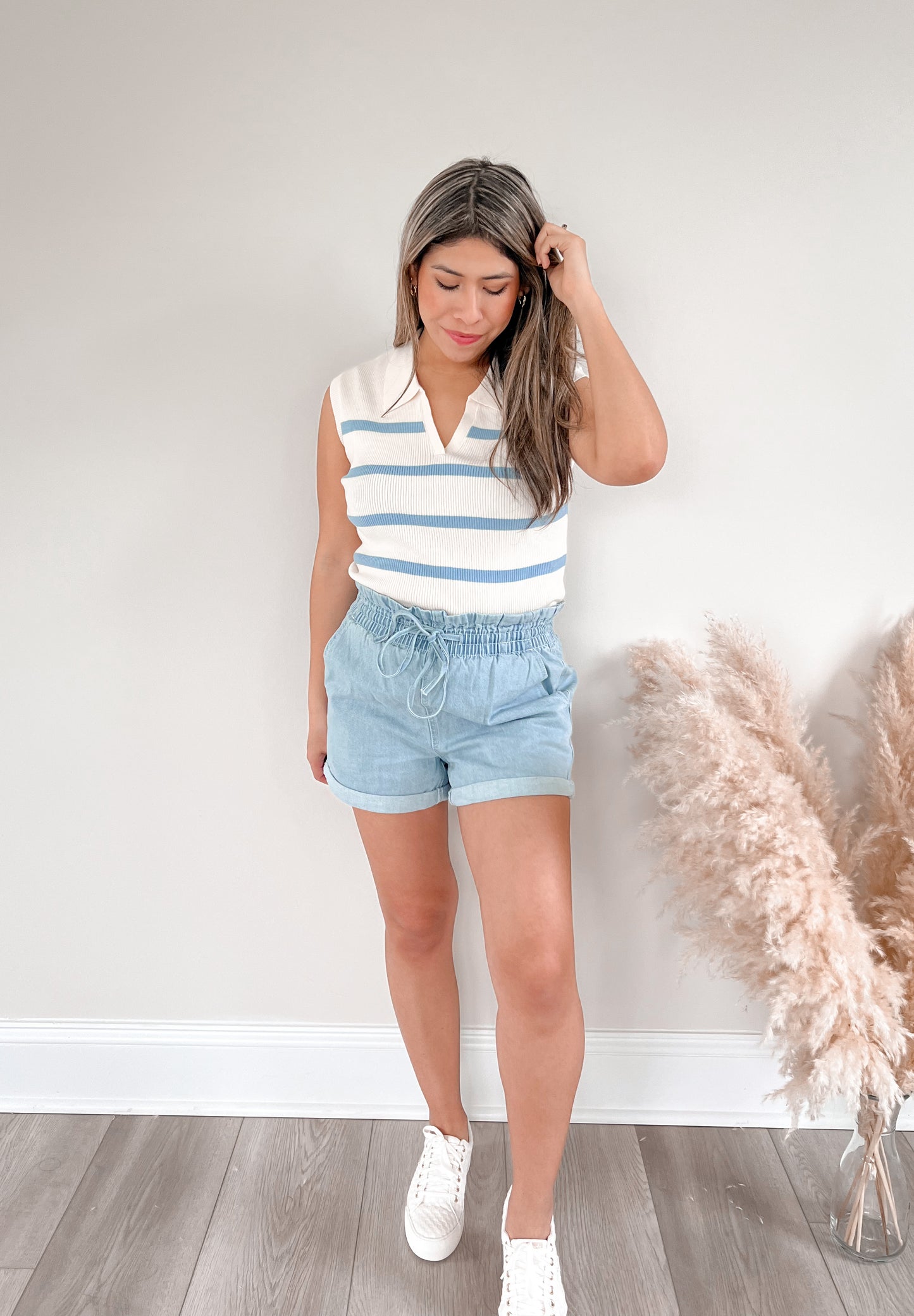 Easel Denim Shorts