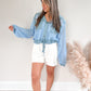 Feel The Breeze Jacket - Baby Blue