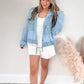 Feel The Breeze Jacket - Baby Blue