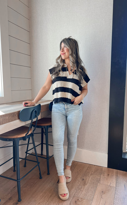 Coastal Stripes Top