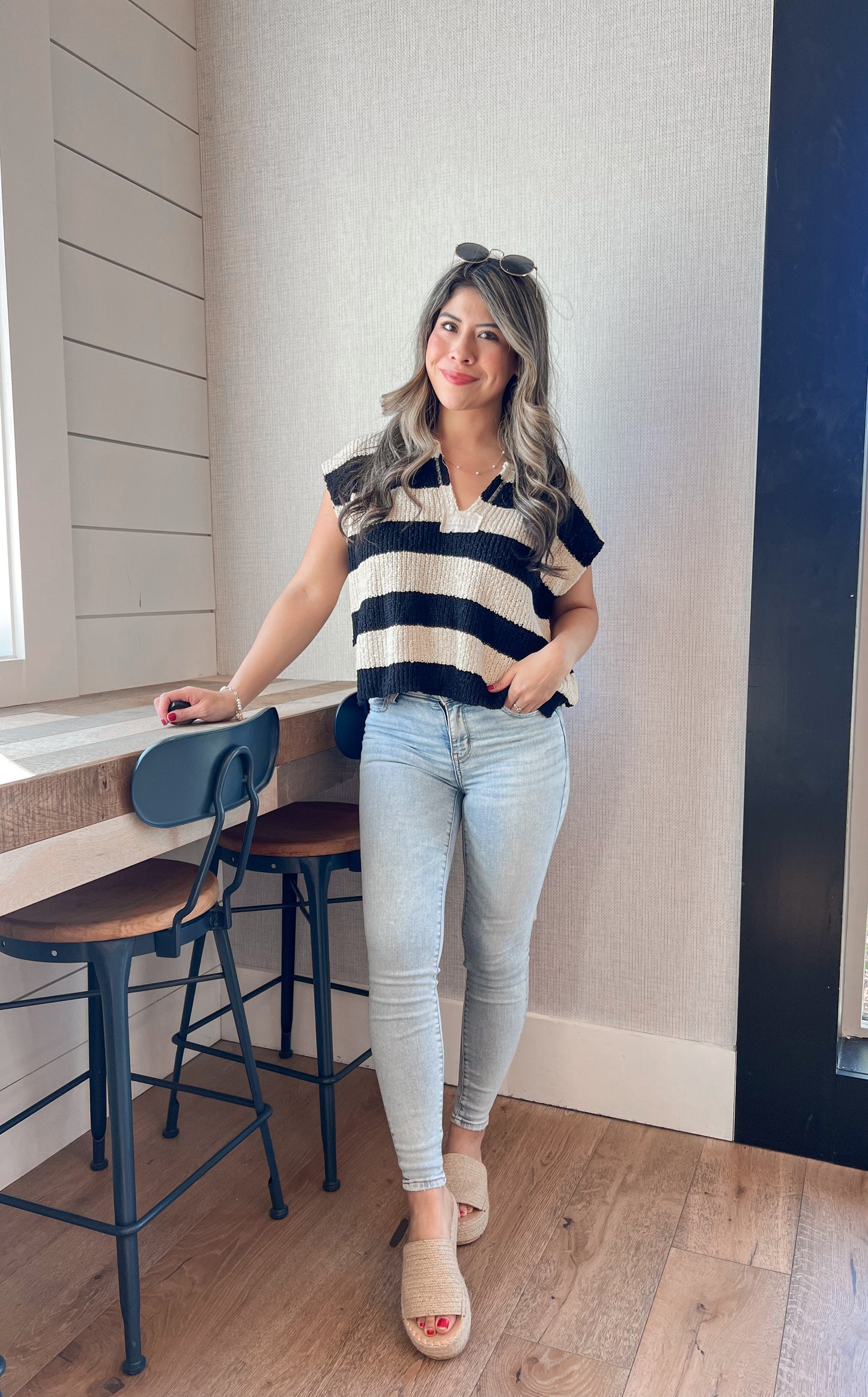 Coastal Stripes Top