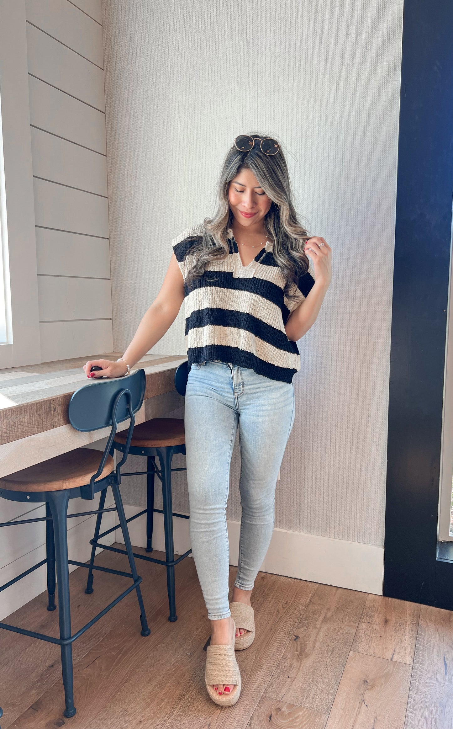 Coastal Stripes Top