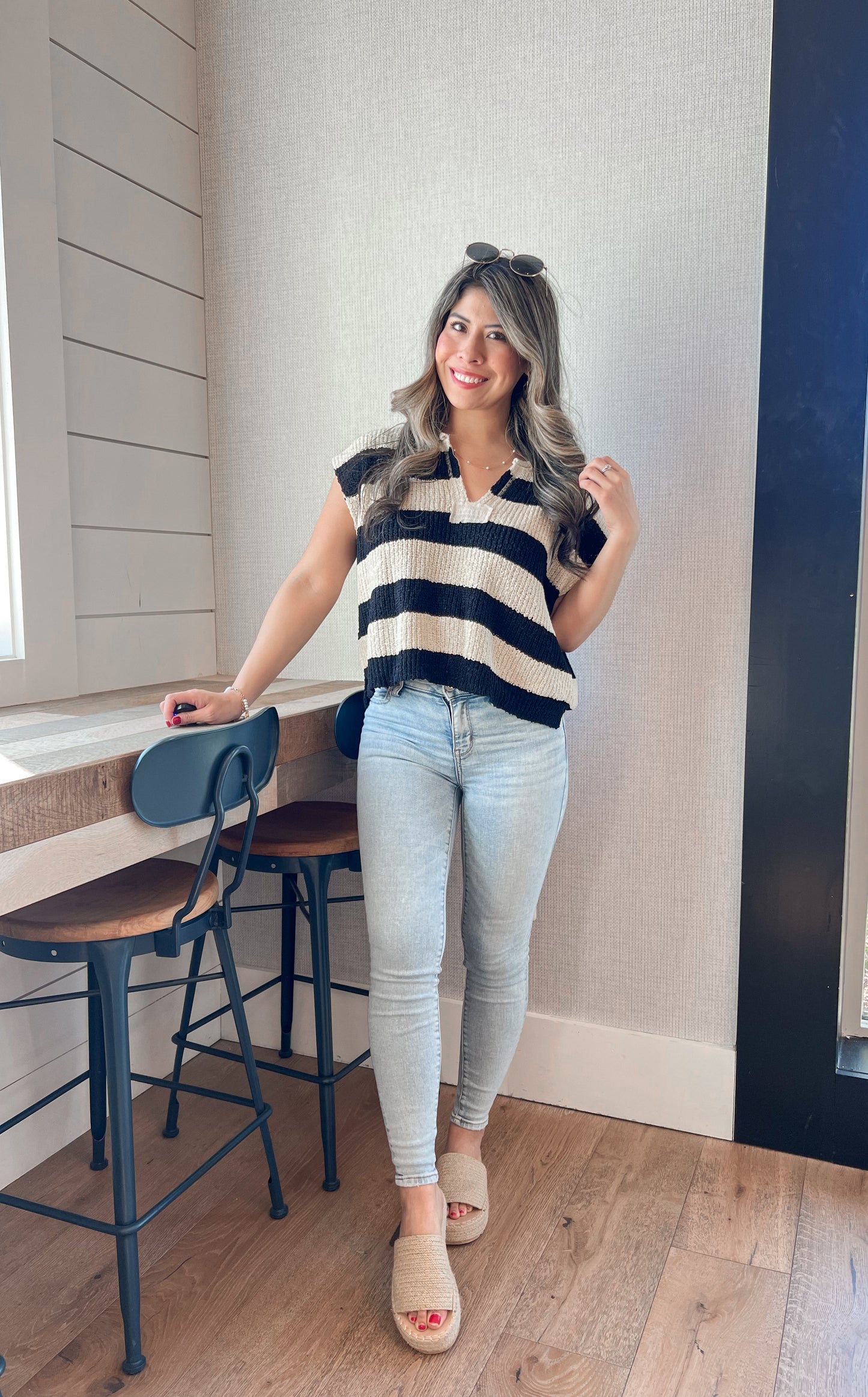 Coastal Stripes Top