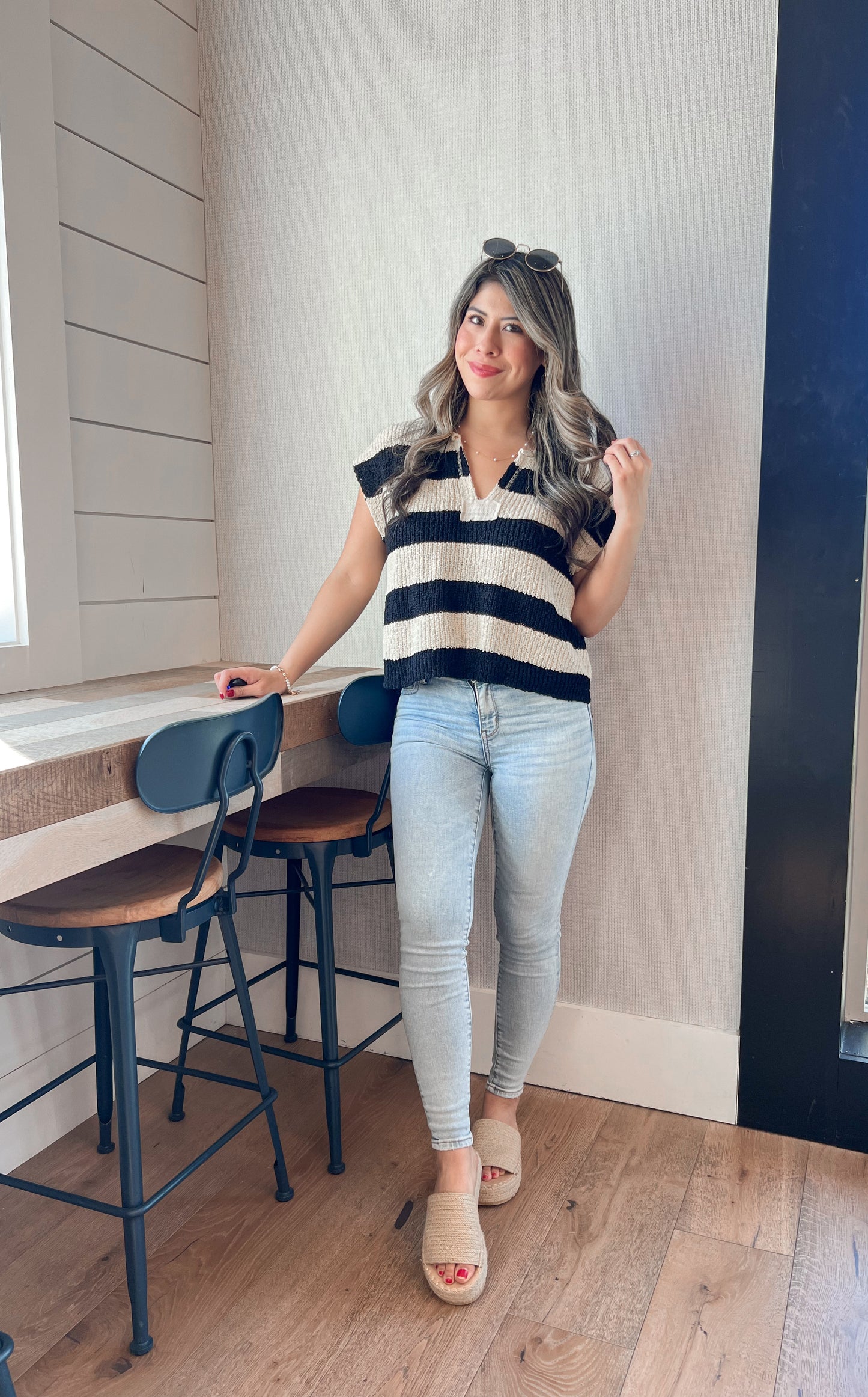 Coastal Stripes Top