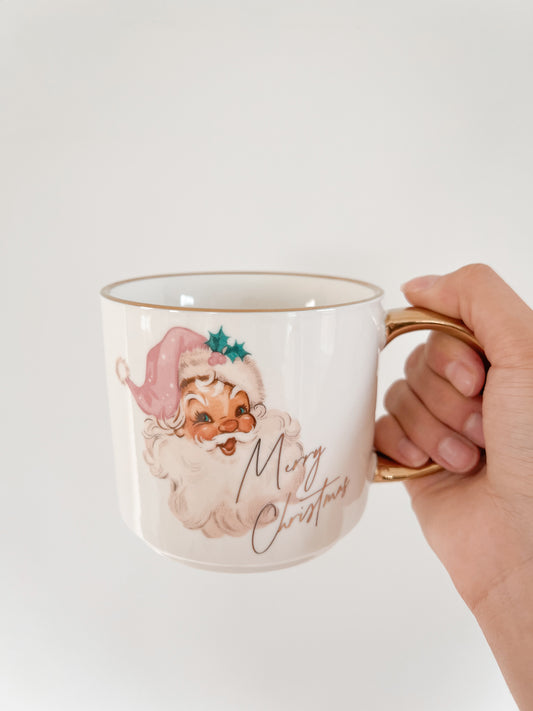 Vintage Santa Christmas Mug