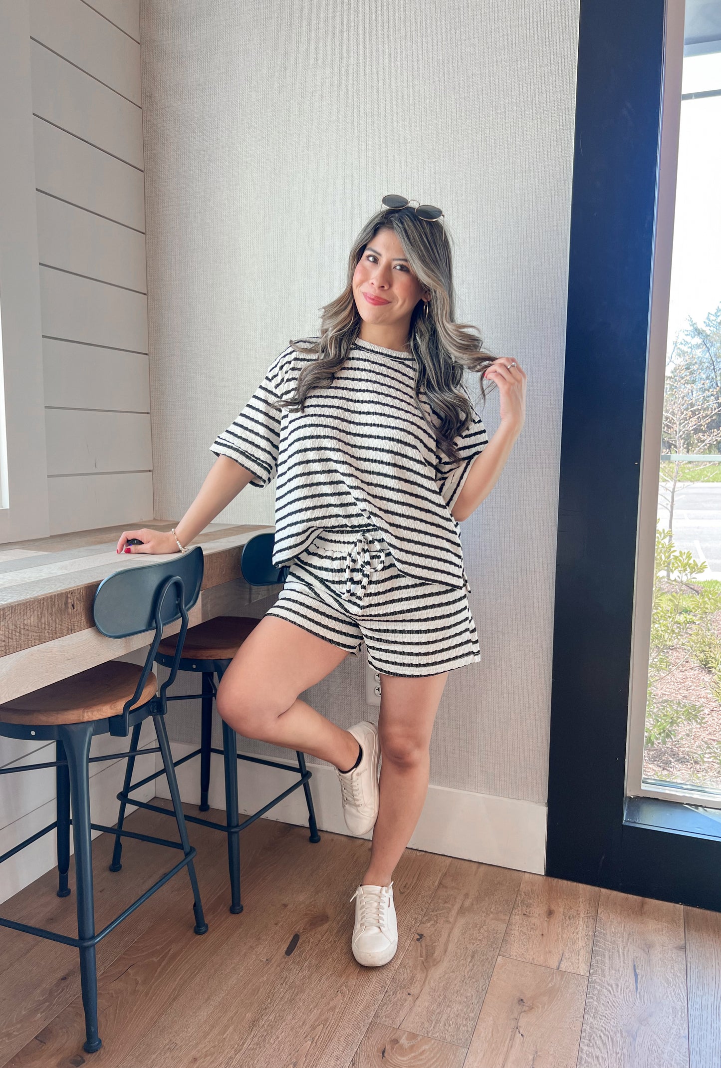 Summer in Stripes Set - Black