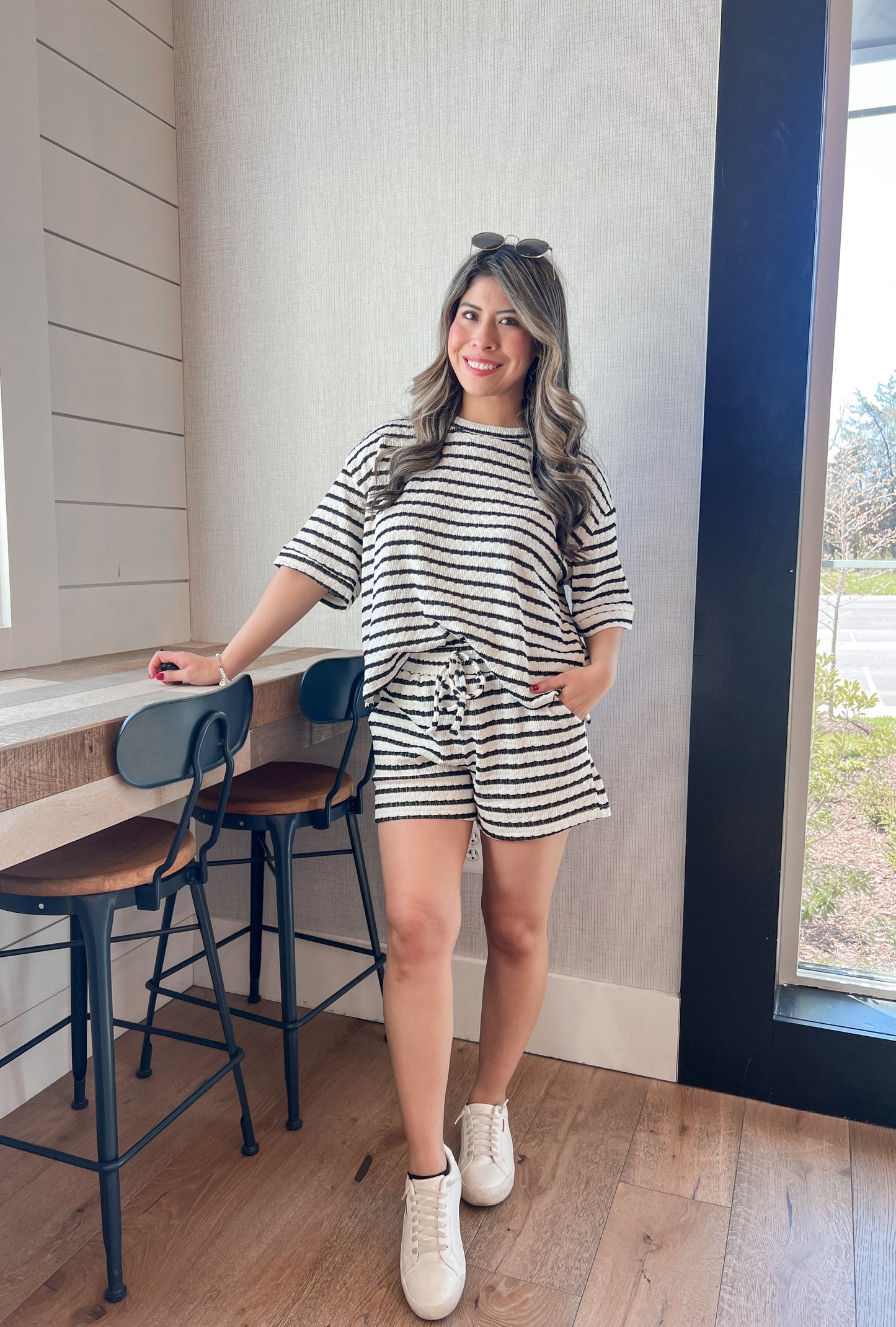 Summer in Stripes Set - Black