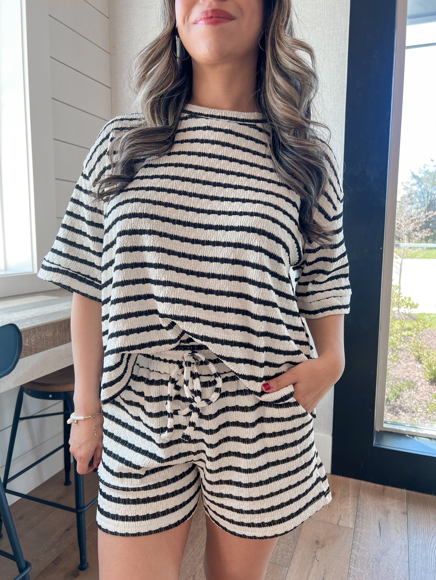 Summer in Stripes Set - Black