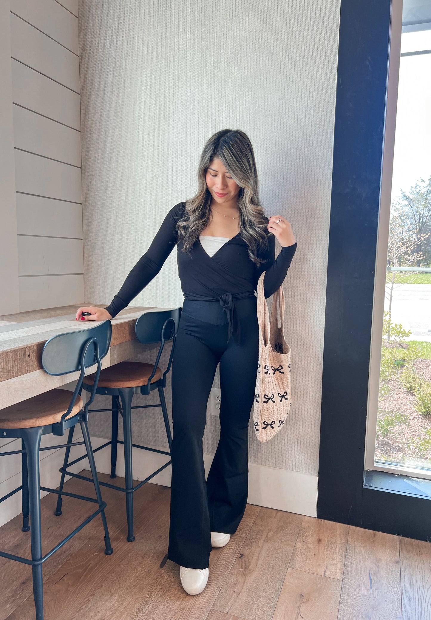 Black Flare Leggings