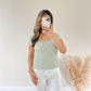 Seamless Scoop Neck Tee