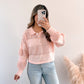 Striped Knit Rugby Sweater