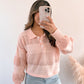 Striped Knit Rugby Sweater