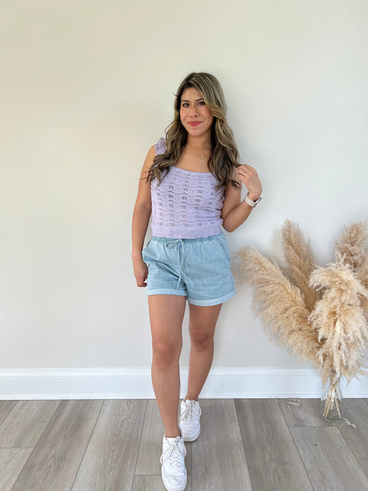 Zoey Scalloped Top