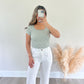 Seamless Scoop Neck Tee