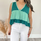 Emerald Babydoll Tank