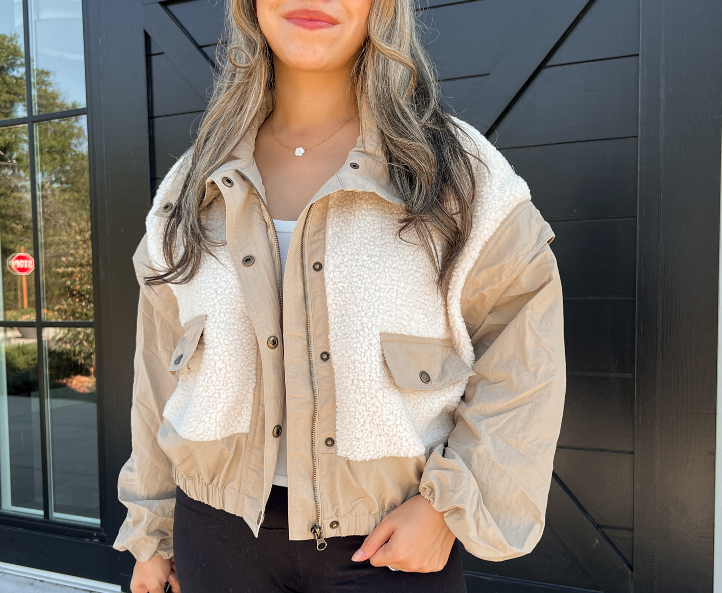 Teddy Windbreaker Jacket