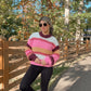 Fall Sunset Knit Sweater