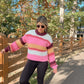Fall Sunset Knit Sweater