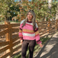 Fall Sunset Knit Sweater