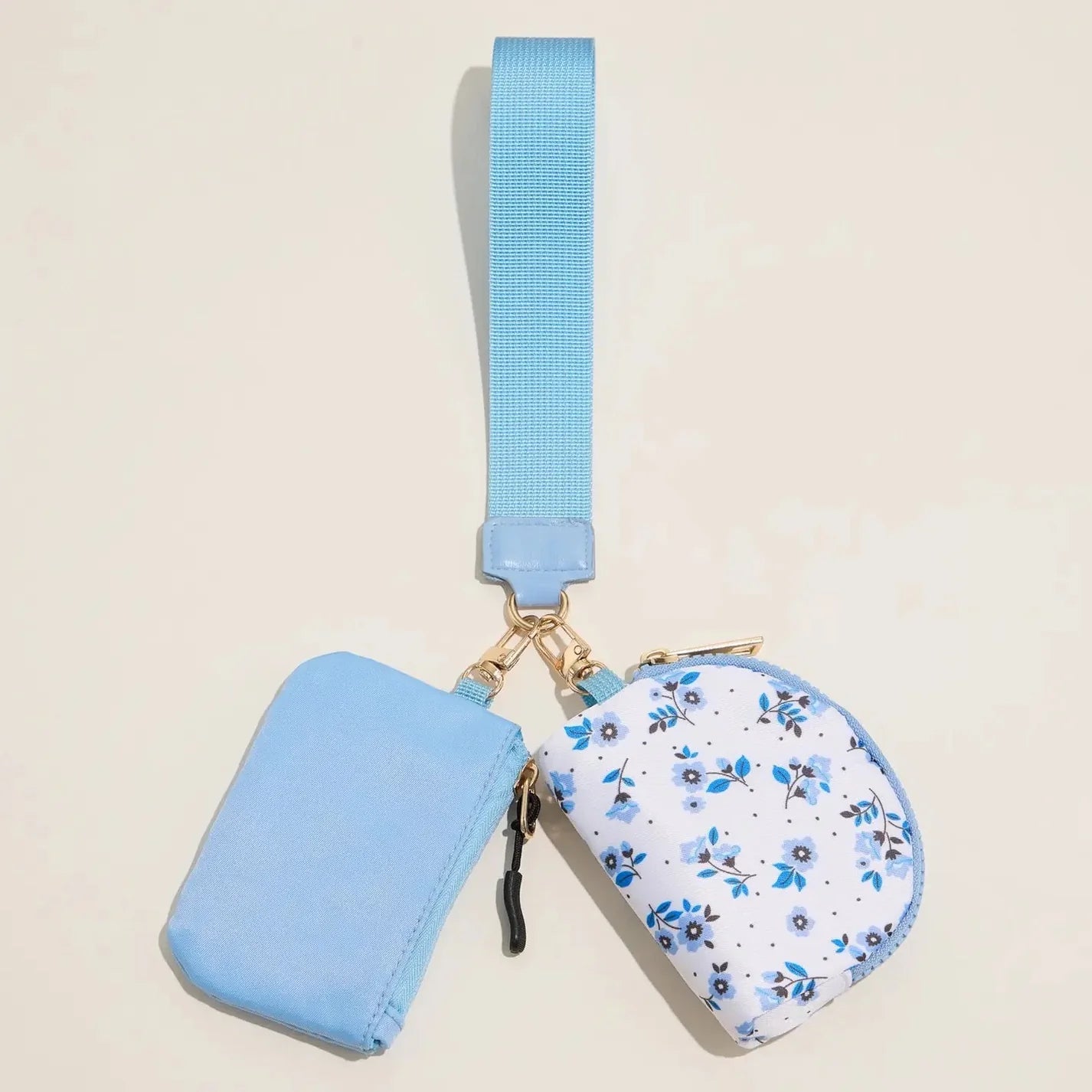 Flower Double Wristlet